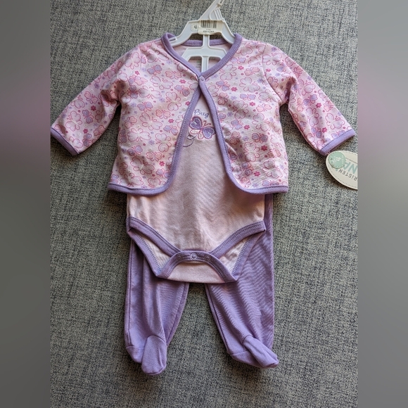 Baby girl three piece set - Picture 1 of 6